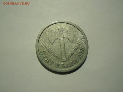 Франция Швейцария Британия до 45 года - Франция 2 фр 1943.JPG
