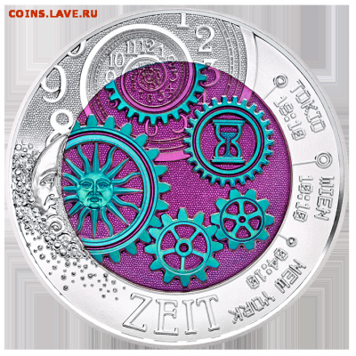 25 ЕВРО Австрия  NIOB - muenze_produkt_die-zeit2