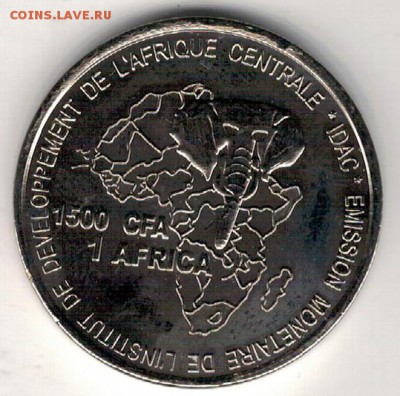 Габон 1500 франков 2005 Примитив 25.01.16 в 22.00мск (Б487) - 4-г1