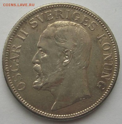 Швеция, 2 кроны 1906, 1907. Оценка. - 1 (1).JPG