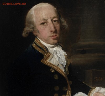 Монеты с Корабликами - Captain Arthur Phillip_Francis Wheatley_1786_ State Library NSW