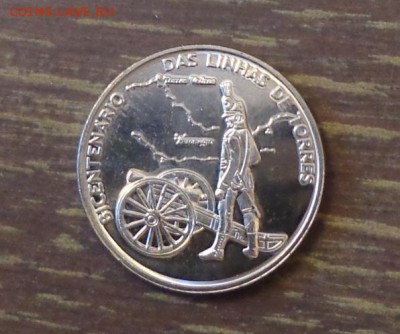 ПОРТУГАЛИЯ - 2,5 евро 200 лет Торреш Ведраш 26.01, 22.00 - португалия 2.5 евро пушка - 2