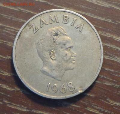 ЗАМБИЯ - 20 нгве 1968 АНТИЛОПА до 26.01, 22.00 - замбия 20 нгве антилопа -1
