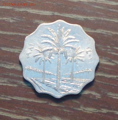 ИРАК - 10 филсов волнистая красивая АЦ до 26.01, 22.00 - Ирак 10 филсов волнистая