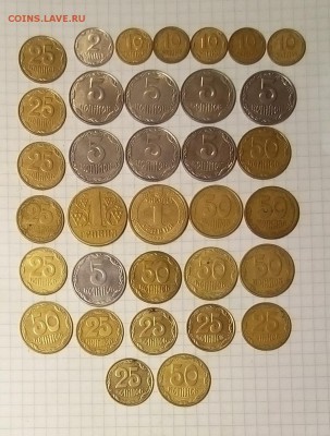 монеты украины 34 шт до 24.01.16г в 22 00 - укр.JPG