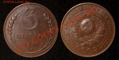 3 копейки 1924 г. приятная до 04.10.10 в 23.00 МСК - 3 24