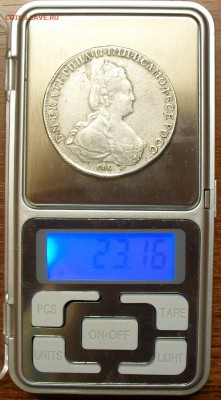 Рубль 1786 года Я А. Нечастый, хороший! До 22.01.16 г. - SDC11056.JPG