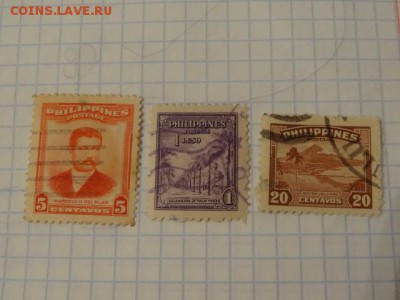 Старые Филиппины, 1947 и 1952 г., 3 марки - DSC08481.JPG