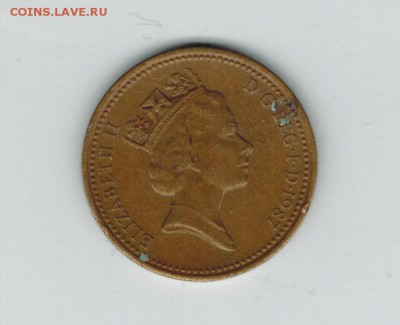 Великобритания 1 пенни 1987 до 23.01.16   22-00 - 1 19