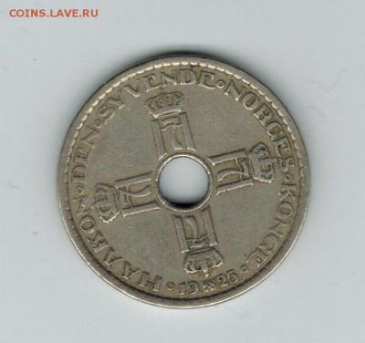 Норвегия 1 крона 1925 до 23.01.16   22-00 - 1 21