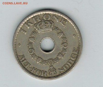 Норвегия 1 крона 1925 до 23.01.16   22-00 - 1 8