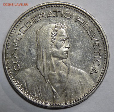 5 швейцарских франков 2002г. до 25.01.2016г. 22-00 - P1060442.JPG