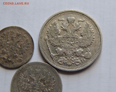 лот серебра:20к-1911(эб),5к-1888(аг)10к-1908(эб) - Без имени-5