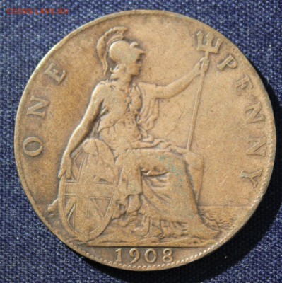 С 1 руб. БРИТАНИЯ 1 пенни 1908г. ЭДВАРД-VII  до 27.01 в 22-0 - IMG_8120.JPG