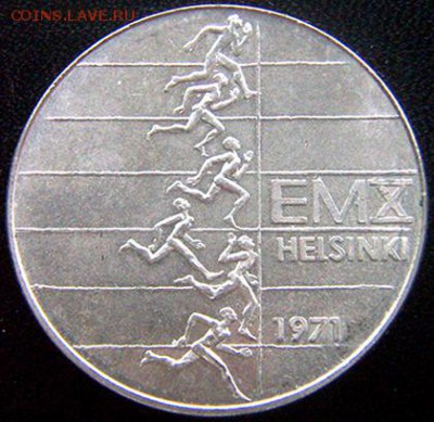 Финляндия_памятные 10 марок 1971. Серебро; до 22.01_22.12мск - 10841