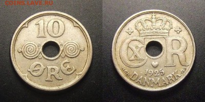 1 - Дания – 10 эре (1925)