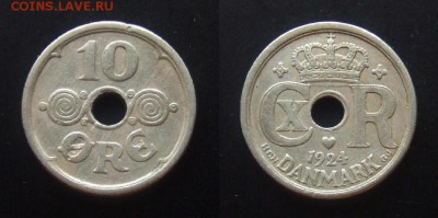 1 - Дания – 10 эре (1924) №1