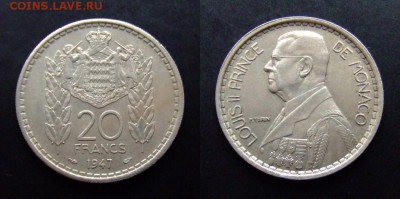 1 - Монако 20 франков (1947) №1