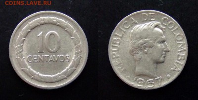 1 - Колумбия 10 сентаво (1967)