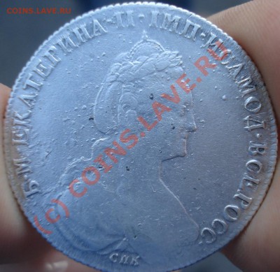 рубль Екатерины2 - 1р 1777 рев.JPG
