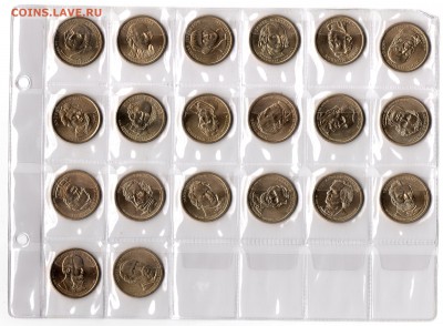 1$ - 20 первых президентов США - монеты028