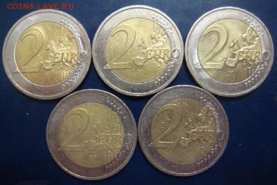 Юбилейные евро 2-ки, по 5шт. N2 - IMG_2382.JPG