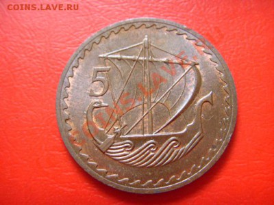 Кипр 5 милс 1971 . Парусник. unc.  до 06.10 в 21.00 М - LPIC8712.JPG