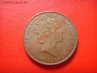 Мэн 1 пенни 1985 . Птица . unc.  до 06.10 в 21.00 М - LPIC8717.JPG