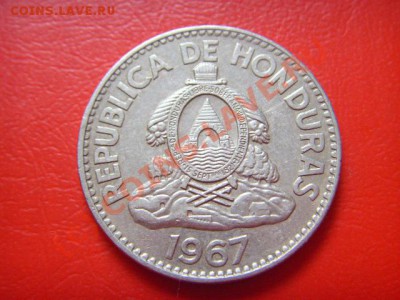 Гондурас 50 сентаво 1967 .Индеец.  до 06.10 в 21.00 М - LPIC8697.JPG
