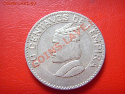 Гондурас 50 сентаво 1967 .Индеец.  до 06.10 в 21.00 М - LPIC8696.JPG