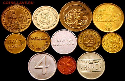 12 разных жетонов (смотрите фото); до 24.01_22.00мск - 10935