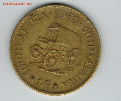 Южная африка 1 цент 1963 до 26.01.16   22-0 - 1 16