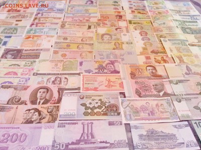 Банкноты (боны) мира 100 шт (пресс) - до 28.01.16 22:00 - 2
