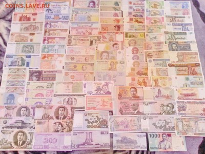 Банкноты (боны) мира 100 шт (пресс) - до 28.01.16 22:00 - 1