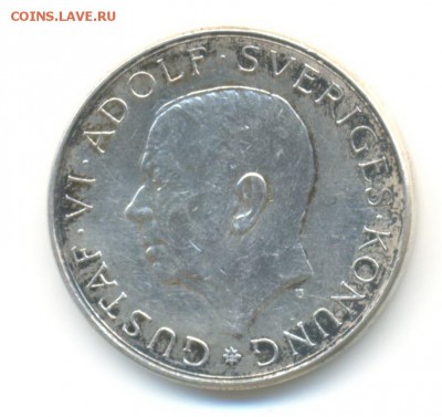 Ag. Швеция 10 крон 1972. 90 лет Густаву. до 26.01 22:00 - 4