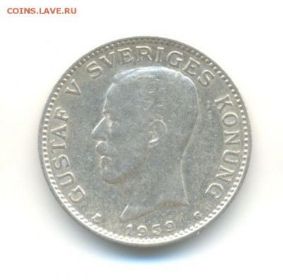 Ag. Швеция 1 крона 1939. до 26.01 22:00 - 9
