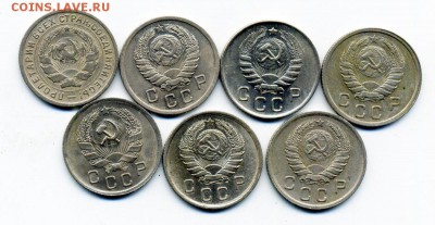 10 копеек 1934, 35, 37, 38, 39, 41, 44, неплохие, на оценку - 10