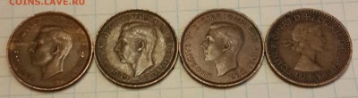 Англия. Фартинг 1946, 1947,1949,1953.4 шт.С рубля - 20160124_172851-1