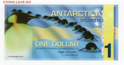 Антарктика 1$ серия SPC Пингвины - img082