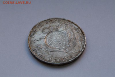 2 реала 1894 - надчекан на 1 соль Перу 1870 - 04