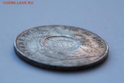 2 реала 1894 - надчекан на 1 соль Перу 1870 - 05