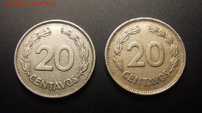1 - Эквадор (набор - 20 сентаво 59 и 74) (2 шт.) Р