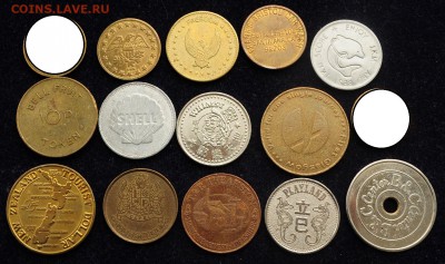 Лот разные жетоны 50шт. ---28-01-16 в 22-00--- - Жетоны_1_4