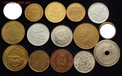 Лот разные жетоны 50шт. ---28-01-16 в 22-00--- - Жетоны_1_3