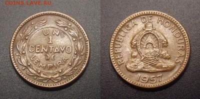 1 - Гондурас – 1 сентаво (1957) №1