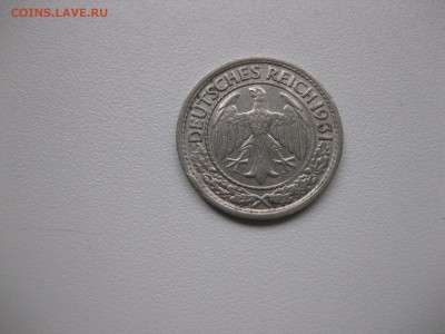 ВЕЙМАР,50 пфеннигов 1931А(никель)!до 27.01.2016 - IMG_1382.JPG