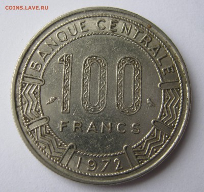 КОНГО 100 франков 1972. 1 тип. НЕЧАСТАЯ. ХОРОШАЯ. 31.01.2016 - 057.JPG