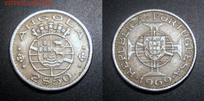 1 - Португ. Ангола – 2,5 эскудо (1969) №1
