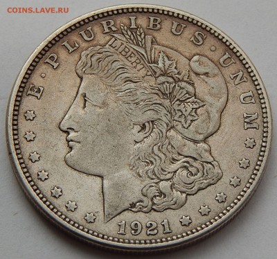 США 1 доллар 1921 Морган, до 01.02.16 в 22:00 МСК - 4999