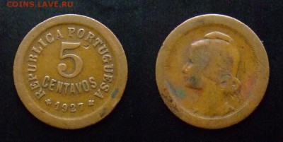 1 - Португалия 5 сентаво (1927) №4